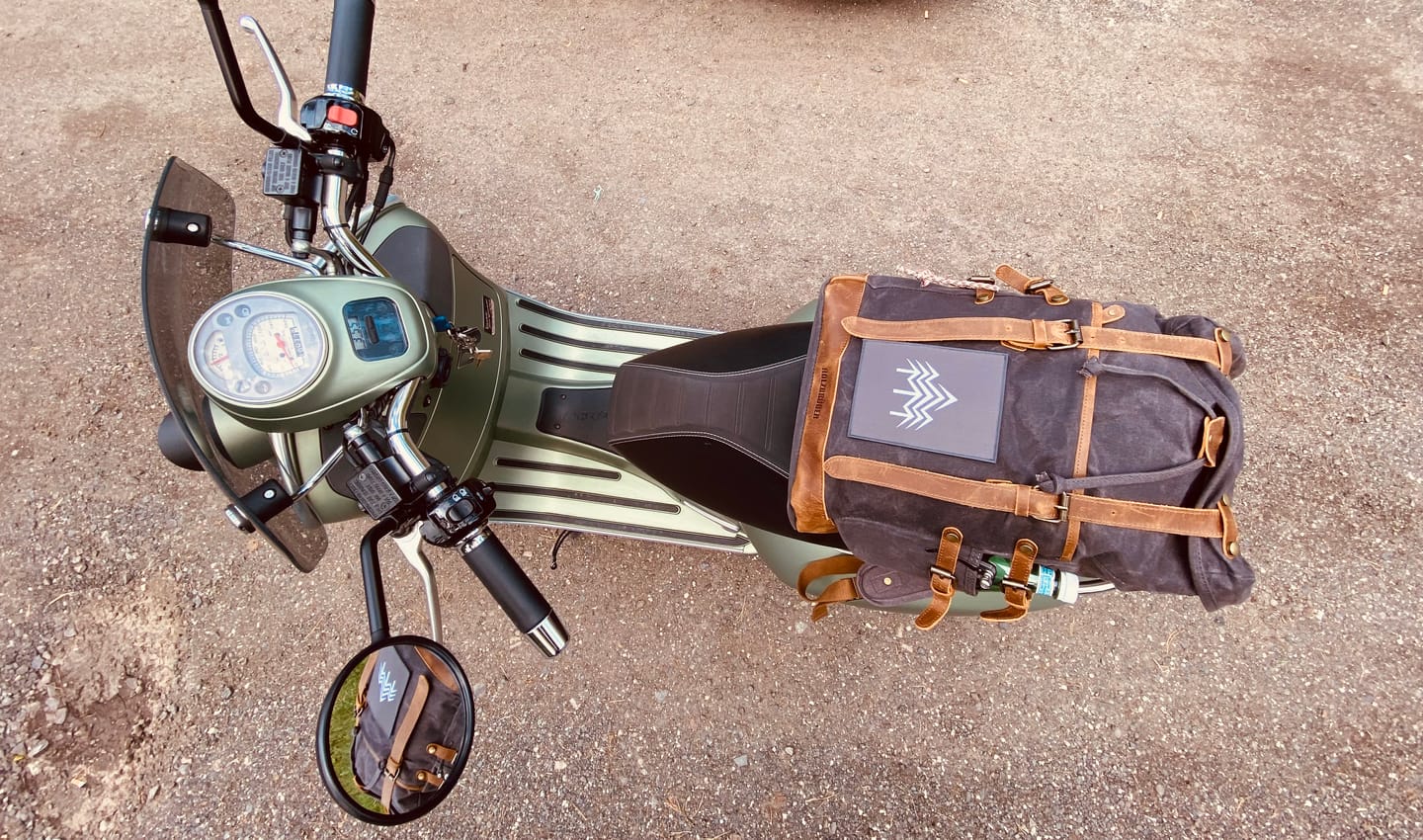 Customer photo review of Rucksack mit Patch (🌲)