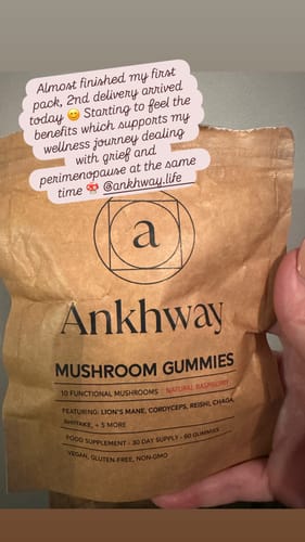 Customer photo review of Mushroom Gummies