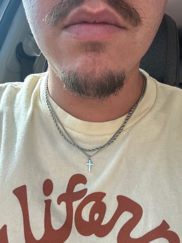 Customer photo review of CROSS CHAIN | Silver
