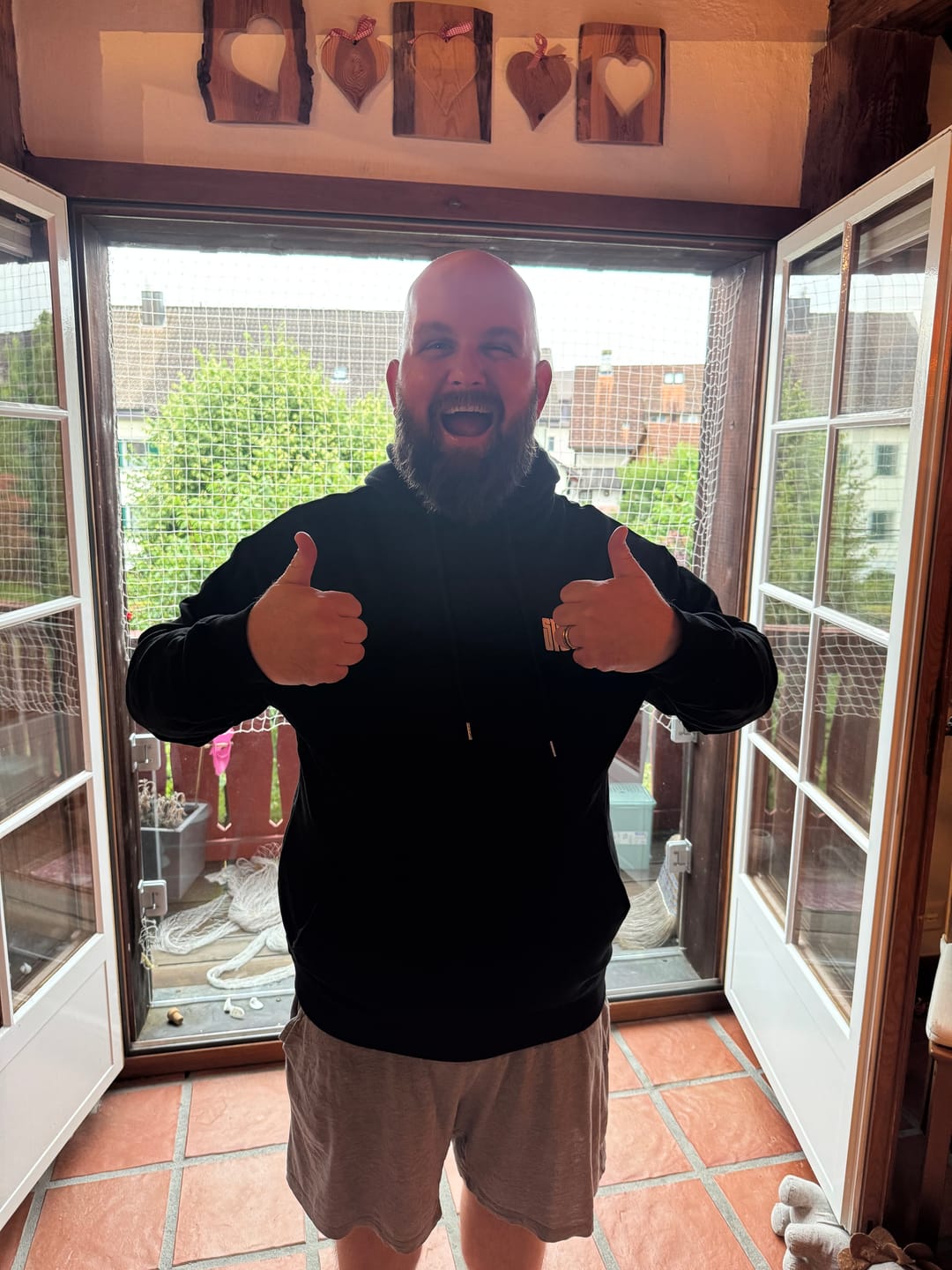 Customer photo review of Hoodie - Stuttgart