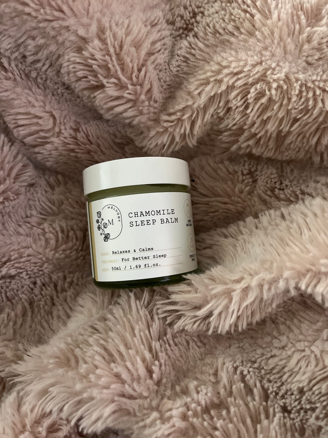 Customer photo review of Chamomile Sleep Balm