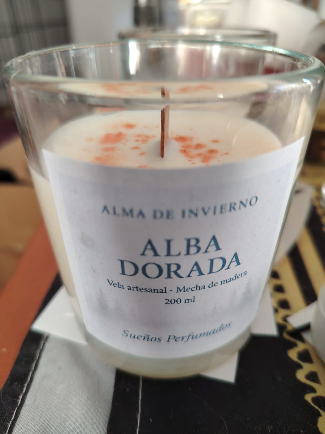 Customer photo review of Vaso para velas trasparente 230 ml