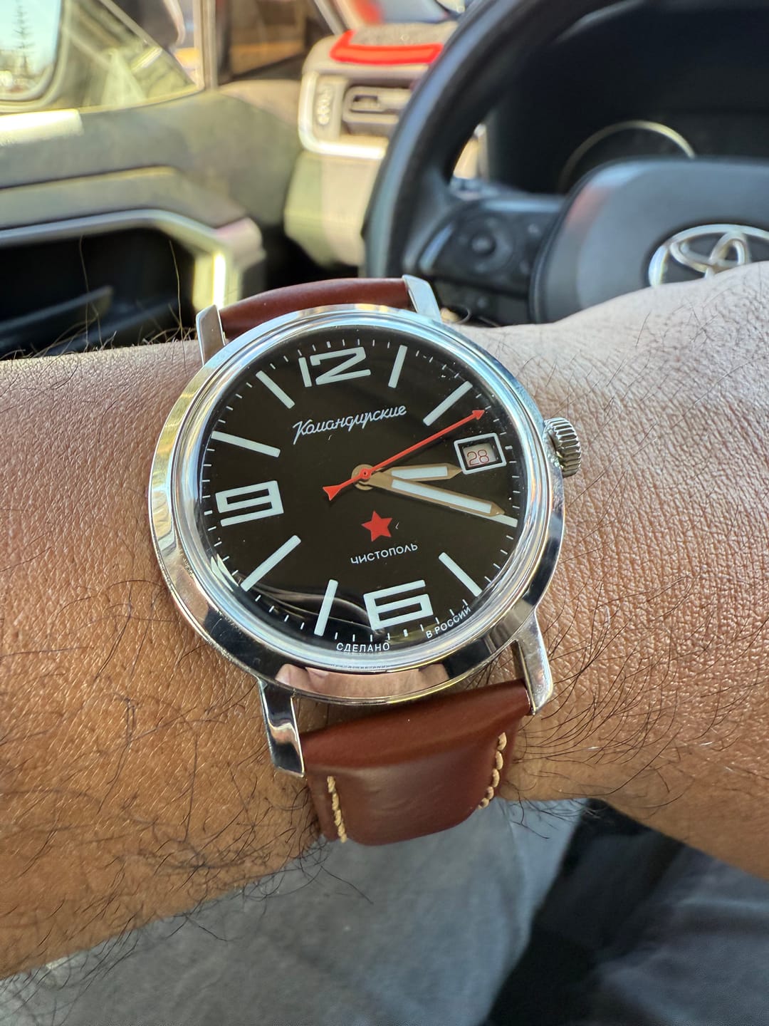 Customer photo review of Vostok Komandirskie 680953 A Cuerda Made in Russia 39mm [EXCLUSIVO]
