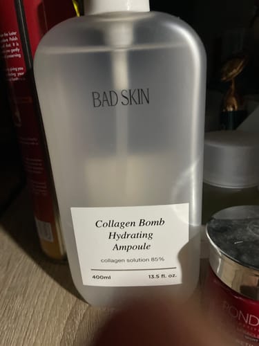 Customer photo review of Bad Skin™ Korean Collagen Bomb Hydrating Ampoule