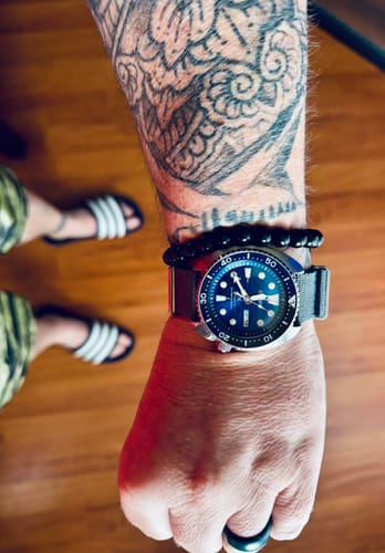 Customer photo review of Five Eye Nylon Watch Strap - Solid