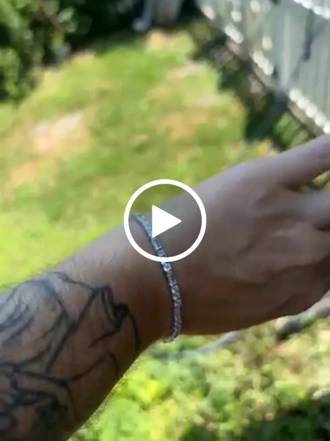 Customer video review of Adrianna 18k White Gold Plated Tennis Bracelet with Simulated Diamond Crystals