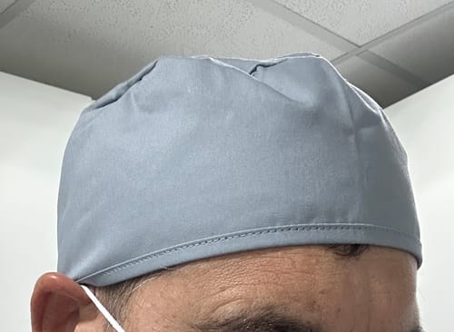 Customer photo review of OP Haube Mondsteingrau - Slim