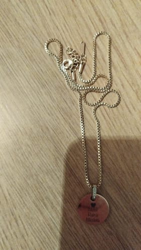 Customer photo review of Necklace: Stellar Names