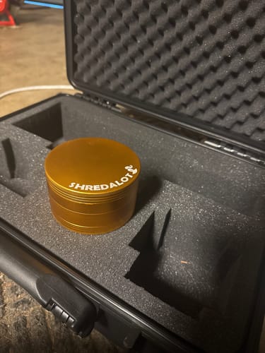Customer photo review of Sir Shredalot 4 Piece Metal Herb Grinder - 100mm