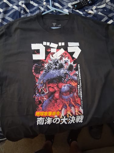 Customer photo review of MONSTERS OVERSIZED BOX TEE
