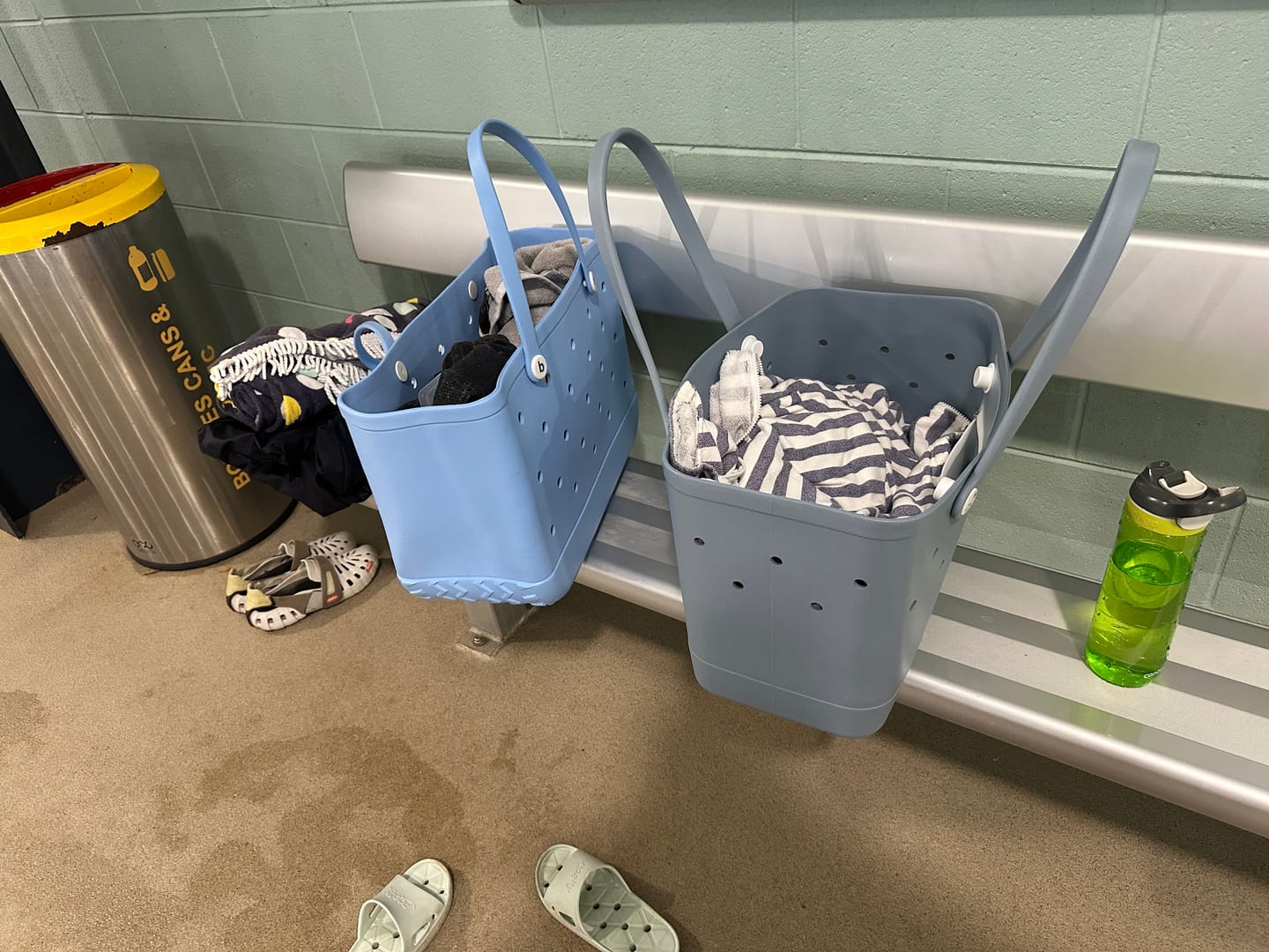 Customer photo review of Maxi Tribe Bag in Dolphin Blue