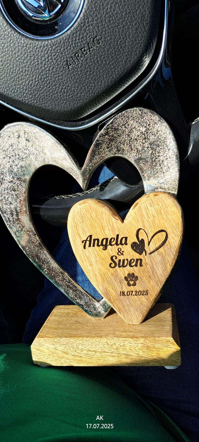 Customer photo review of Herzen 16x21x6 cm personalisiertes Geschenk