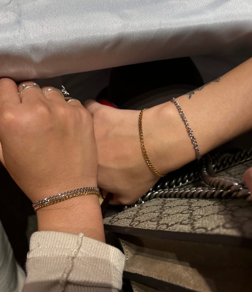 Customer photo review of Kit Bracelets Permanents Éternel