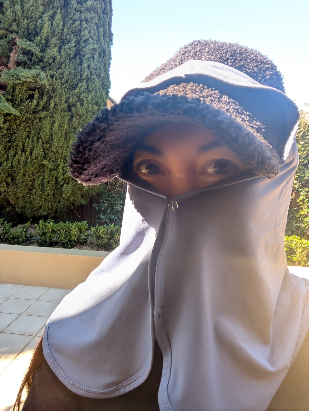 Customer photo review of Apex Hat Drape Unisex UPF50+
