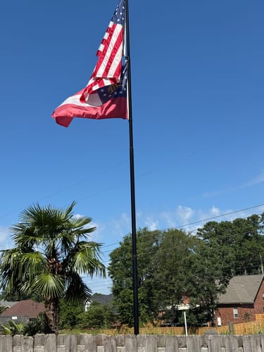 Customer photo review of State of Georgia Flag - Official Design and Specifications - Outdoor Nylon