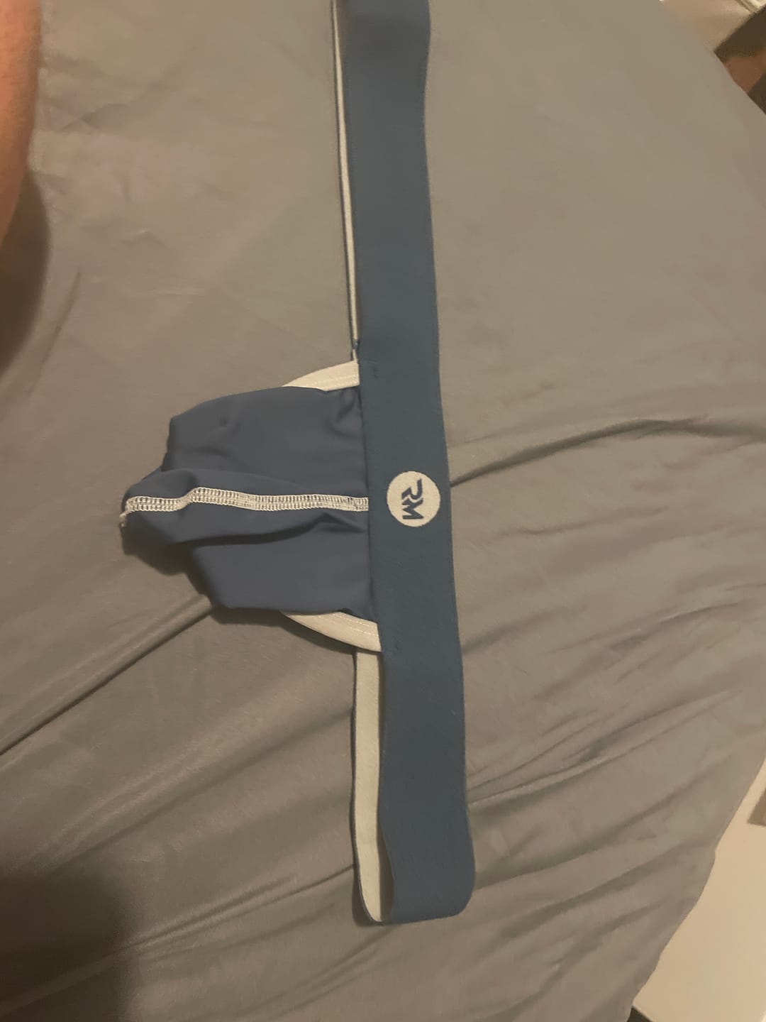 Customer photo review of Nylon 0in Strapless Jocks No Fly 1pk Navy Blue