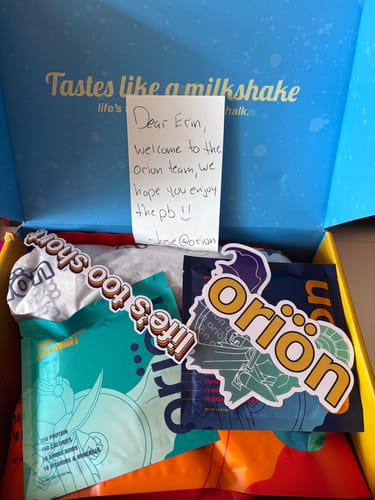 Customer photo review of Chocolate Peanut Butter Whey Isolate