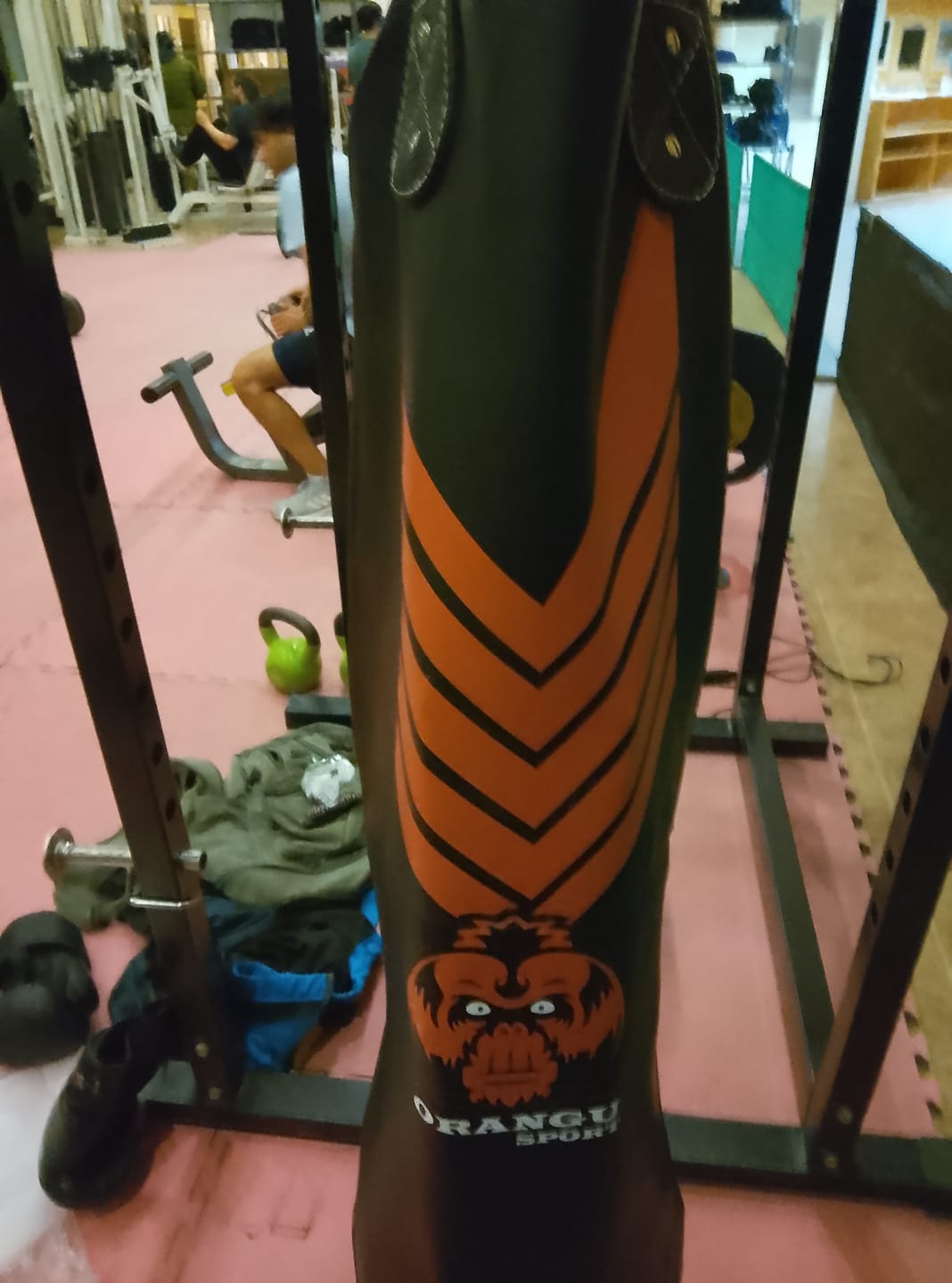 Customer photo review of SACO DE BOXEO TRADICIONAL SIN RELLENO / ORANGU SPORT