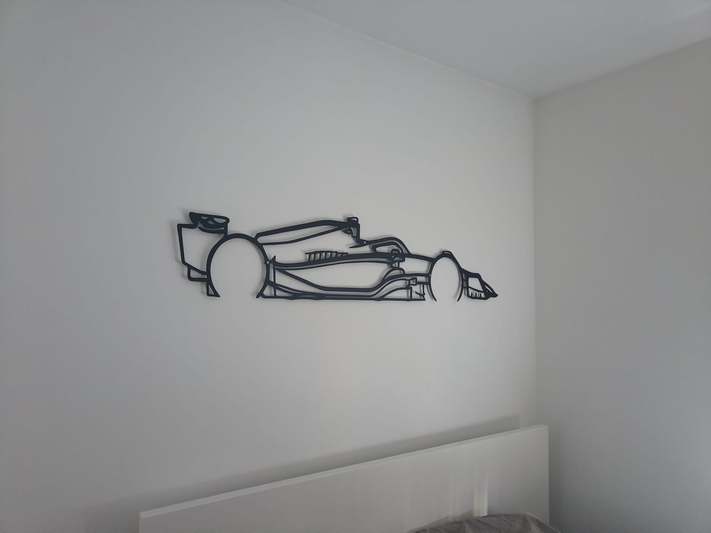 Customer photo review of Formula 1 metal wall art frame F1