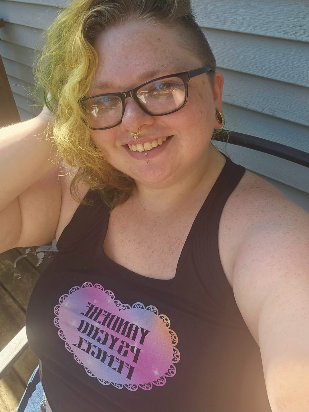Customer photo review of YPF pride tank top