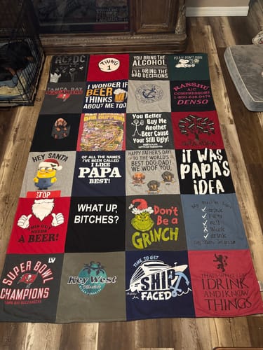 undefined review of Premium T Shirt Quilt image 1 out of 3