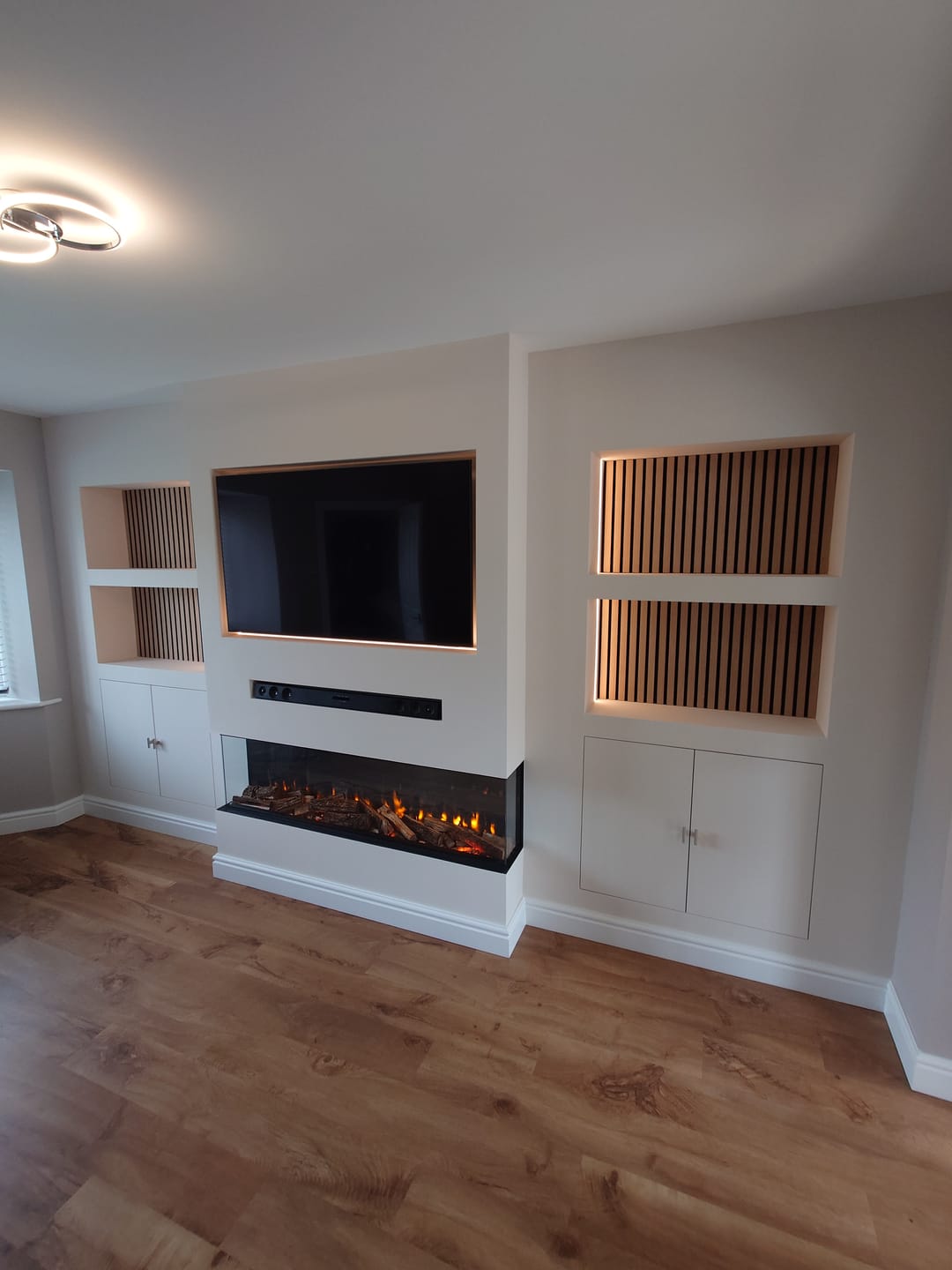 Customer photo review of 2 Metres Trimless 20MM Wide Plaster-In Aluminum LED Profile Channel with Opal Diffuser for LED Strip Lighting