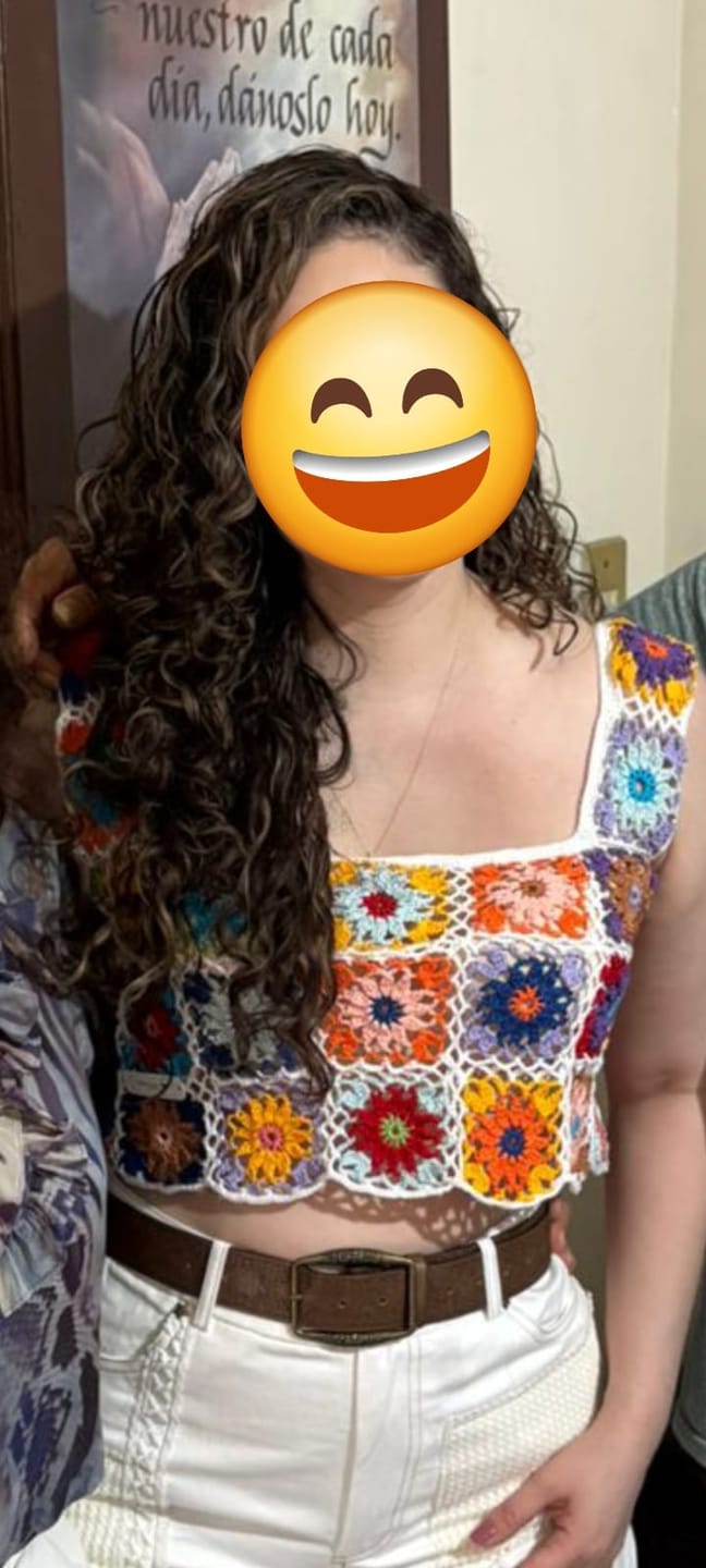 Customer photo review of Hilaza Eulali, marca Omega, MADEJA de 100g con 360m  ⭐