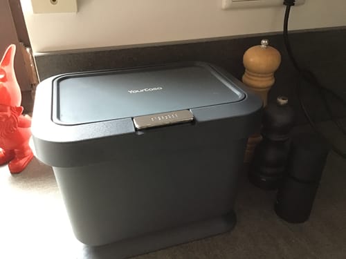 Customer photo review of YourCasa Biomülleimer Küche 5L - Deckel mit Knopfdruck-Mechanismus