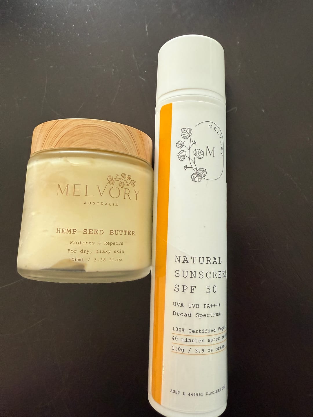 Customer photo review of Natural Sunscreen SPF 50