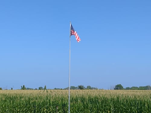 Customer photo review of 3' x 5' American Flag