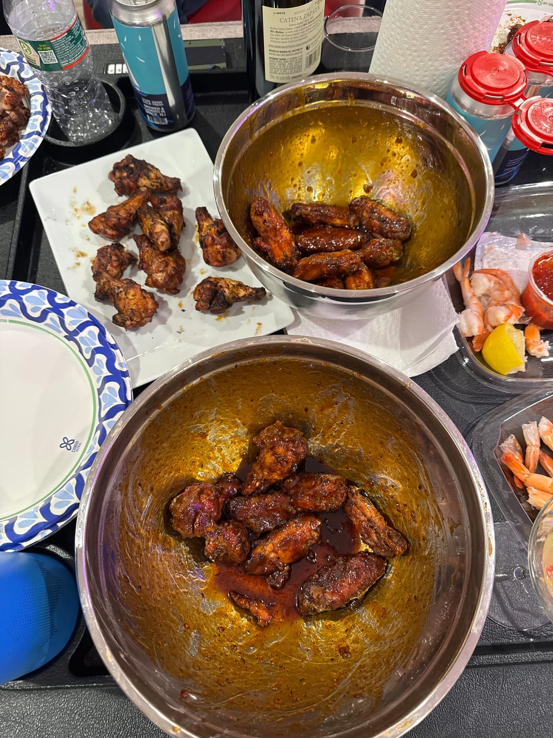 Customer photo review of Crispy Chicken Wing Batter