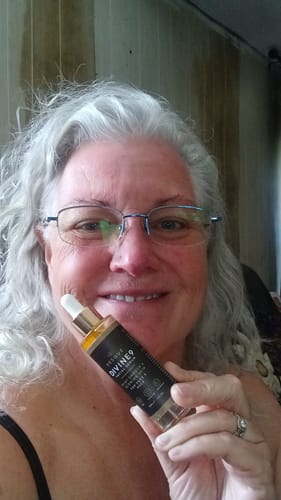 Customer photo review of DIVINE9 Facial Serum