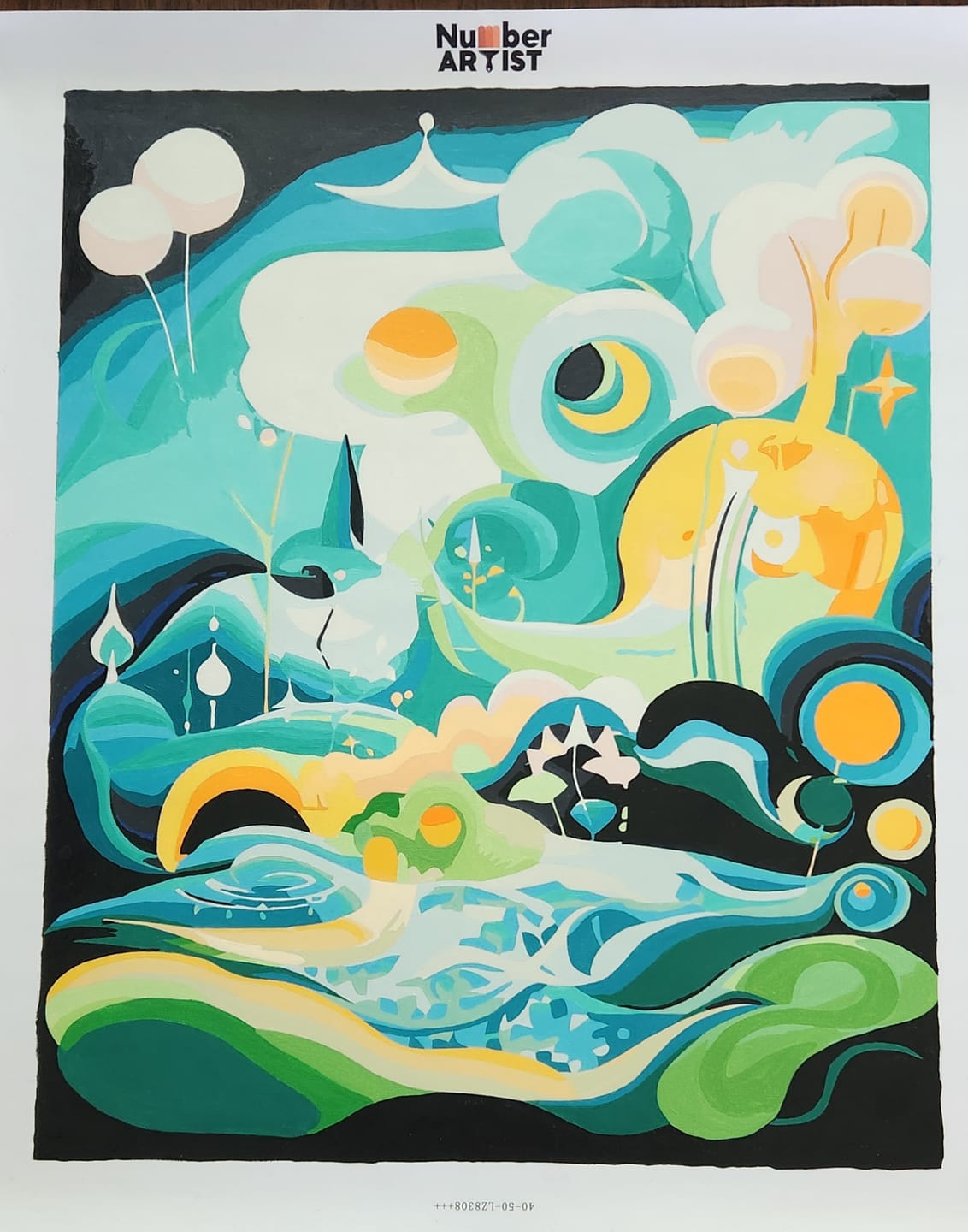 Customer photo review of Green Abstract