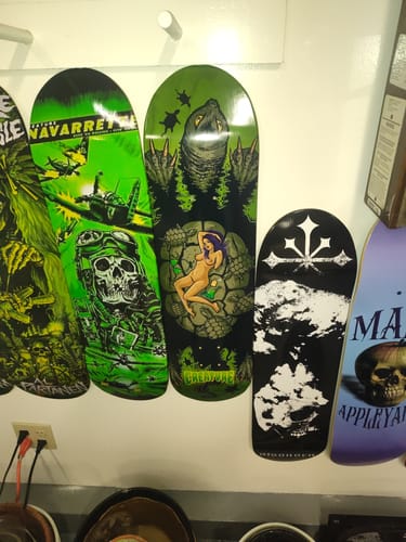 Customer photo review of Print Custom Skateboard 31"x8"