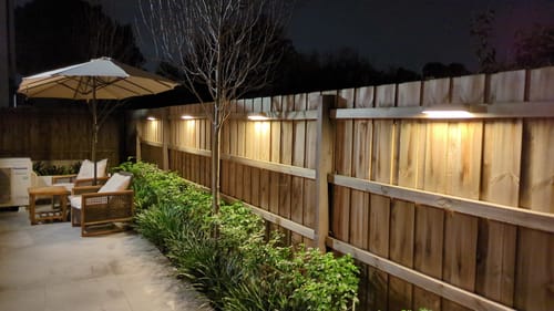 Customer photo review of Solar Wall Light with Motion Sensor