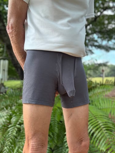 Customer photo review of 2 Pack Long Boxer Briefs with Separate Pouch