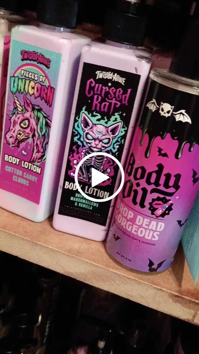 Customer video review of Cursed Kat Body Lotion