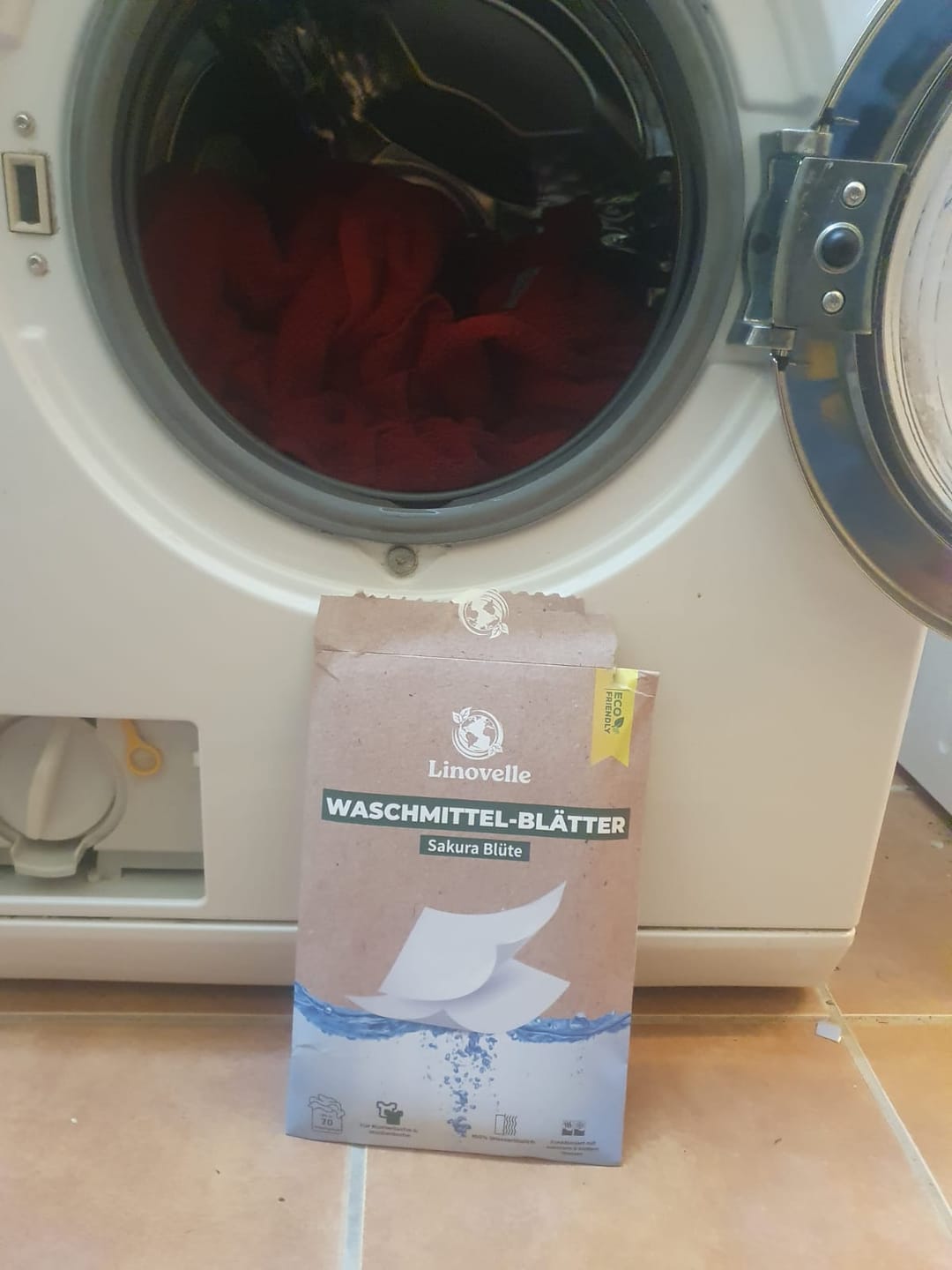 Customer photo review of Waschmittelblätter + 35 Extra GRATIS Wäschen