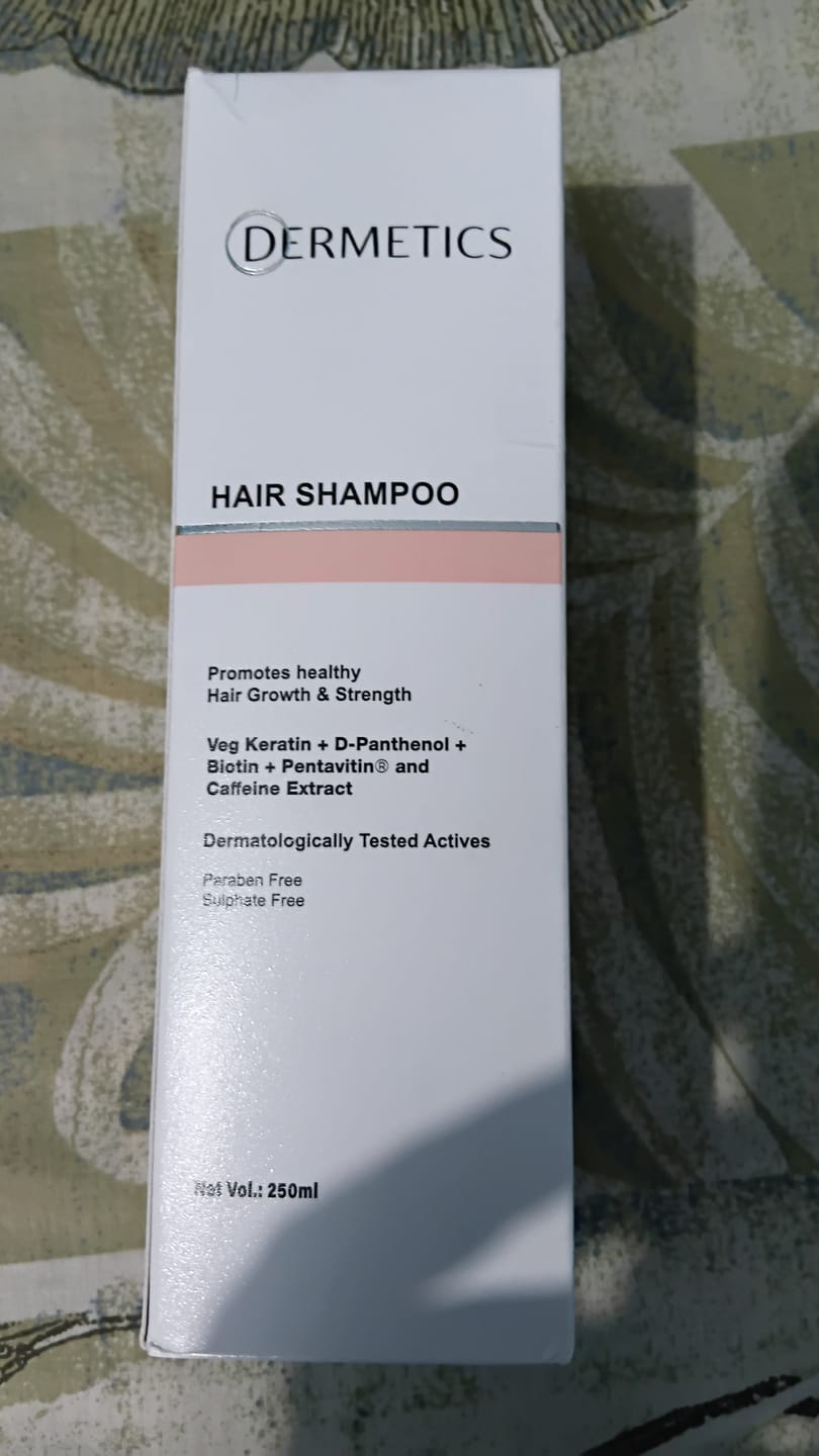 Customer photo review of Dermetics Hair Shampoo
