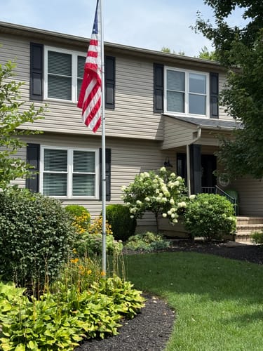 Customer photo review of 4' x 6' American Flag