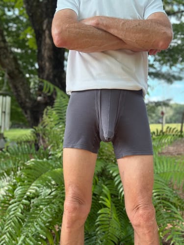 Customer photo review of 2 Pack Long Boxer Briefs with Separate Pouch