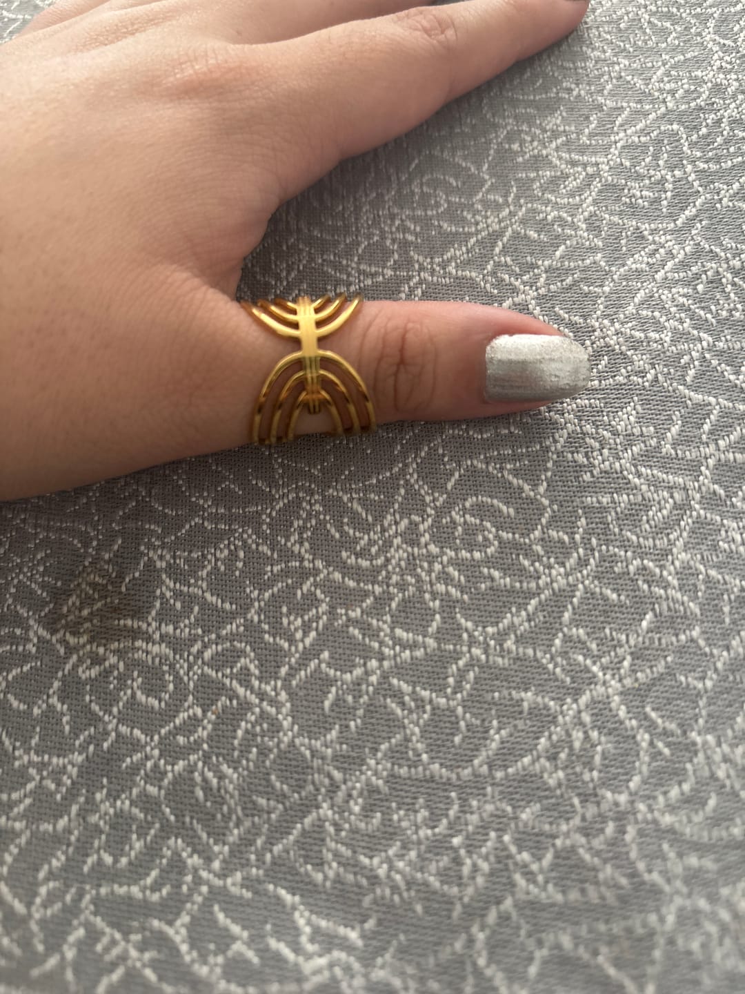 Customer photo review of Anillo Ajustable Darius