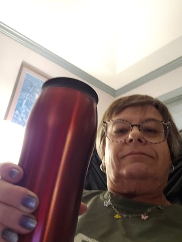 Customer photo review of 360° Leakproof Drinking Lid V2