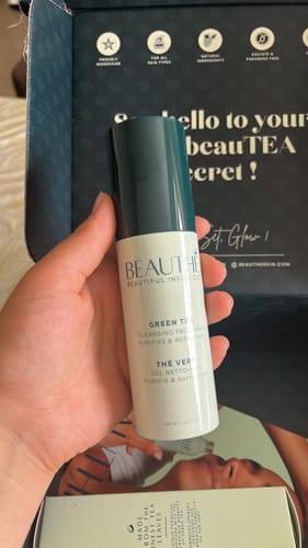 Customer photo review of Gel Nettoyant au Thé Vert