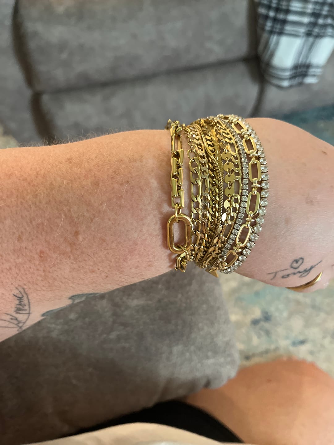 Customer photo review of The Lovers Chain Bracelet