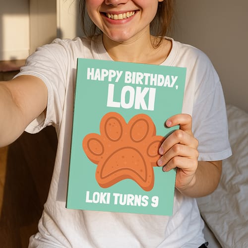 Customer photo review of Custom Pet Book