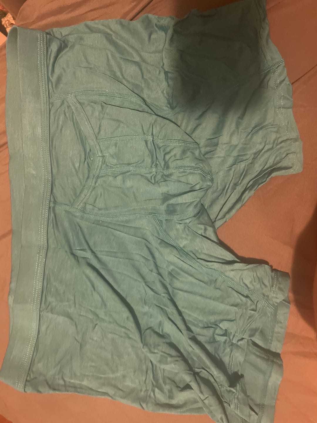 Customer photo review of Modal 7in Boxer Briefs V-FLY 3pk Black/Cyan/Gray