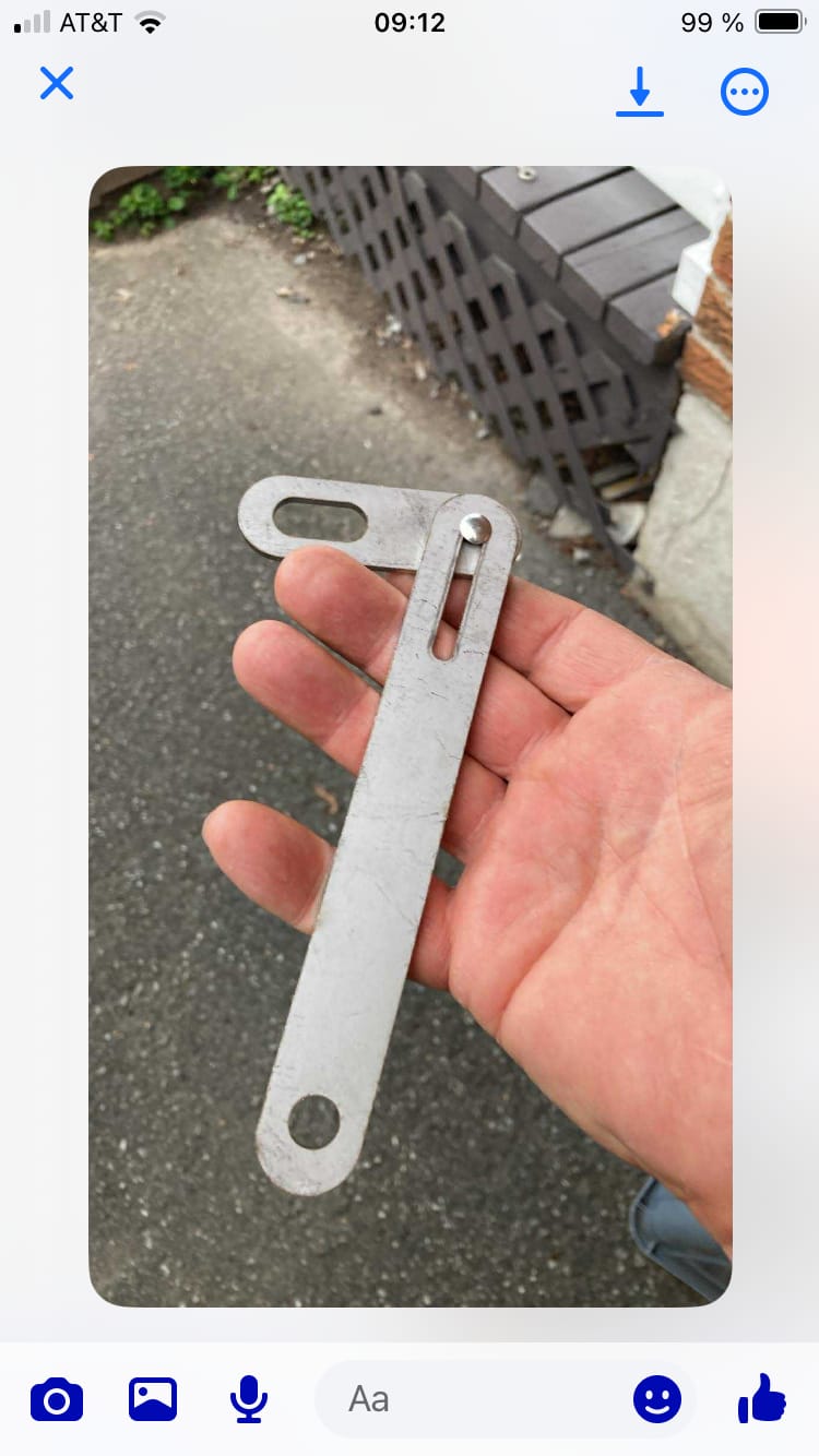 Customer photo review of Stepper Door Swing Arm