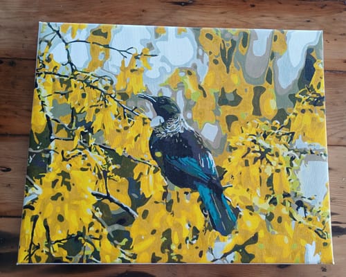 Customer photo review of Tui in Kowhai Tree