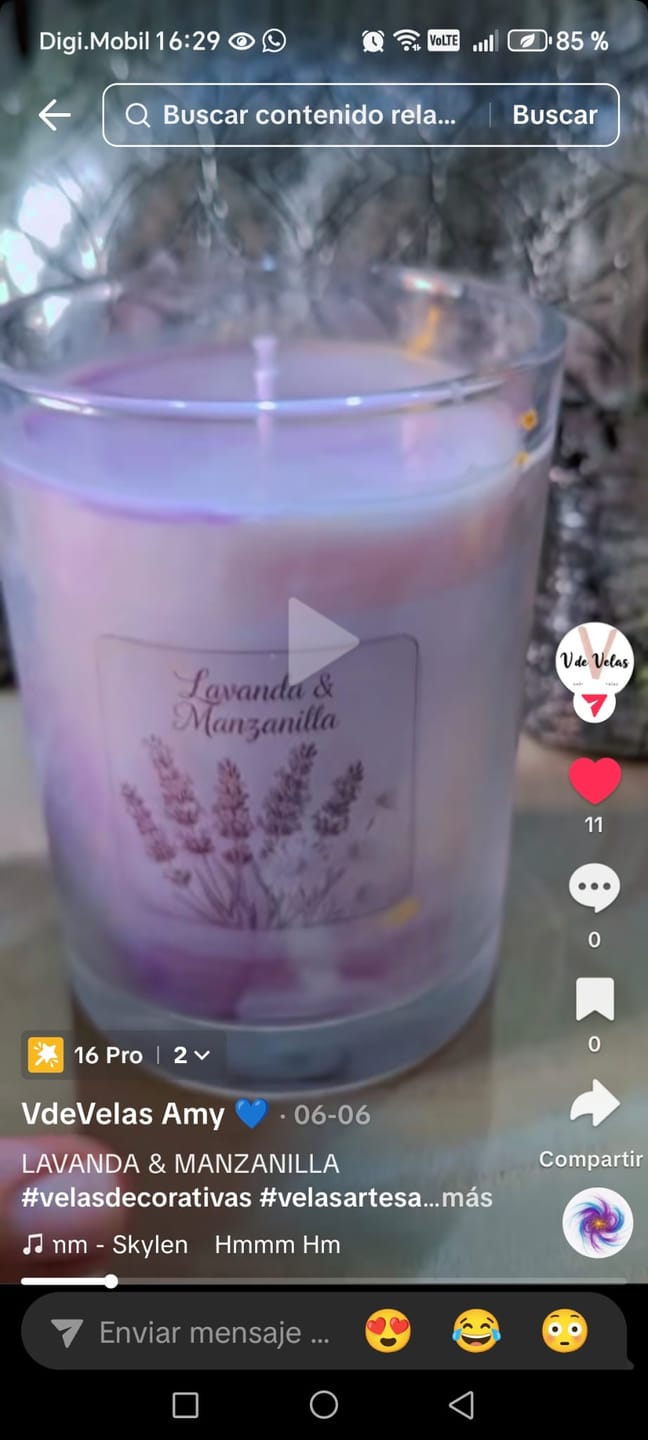 Customer photo review of Fragancia LAVANDA & MANZANILLA